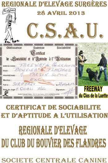 FREEWAY du Clos de la Luette CSAU &copy;